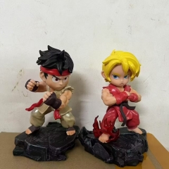 Q版街霸隆肯.彩盒吸塑包装.彩盒尺寸15*10*20.公仔高16CM.一箱50个
