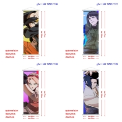 2 Sizes 5 Styles Naruto Cartoon Wallscrolls Waterproof Anime Wallscrolls