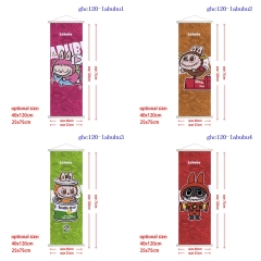 2 Sizes 5 Styles POP MART Labubu Cartoon Wallscrolls Waterproof Anime Wallscrolls