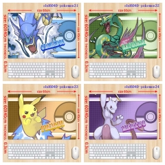 60*40*0.3cm 5 Styles Pokemon Cartoon Anime Mouse Pad