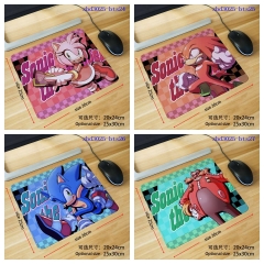 刺猬索尼克Sonic the Hedgehog（Sonic ） 鼠标垫30X25x0.3  锁边