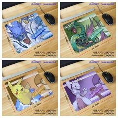 30*25*0.3cm 5 Styles Pokemon Cartoon Anime Mouse Pad
