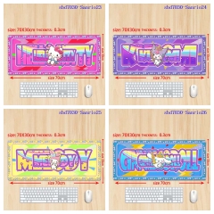 三丽鸥Sanrio 鼠标垫70x30x0.3 锁边