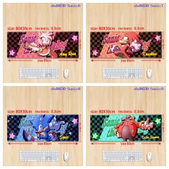 刺猬索尼克Sonic the Hedgehog（Sonic ） 鼠标垫80x30x0.3 锁边