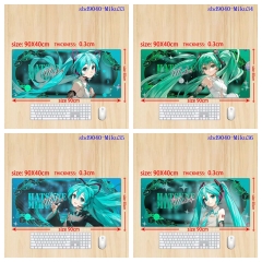 初音未来Hatsune Miku（Miku） 鼠标垫90x40x0.3 锁边