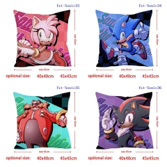 刺猬索尼克Sonic the Hedgehog（Sonic ）方抱枕系列45*45cm