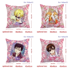 45*45cm 5 Styles Ouran High School Host Club Cartoon Anime Pillow