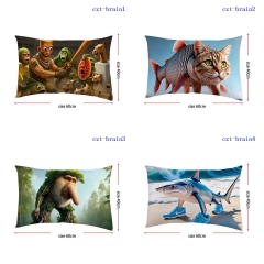 40*60cm 6 Styles Italian Brainrot Cartoon Anime Pillow