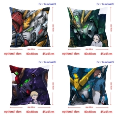 45*45cm 5 Styles Mobile Suit Gundam Cartoon Anime Pillow