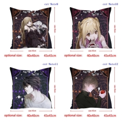 45*45cm 5 Styles Death Note Cartoon Anime Pillow
