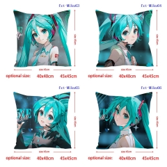 初音未来Hatsune Miku（Miku）方抱枕系列45*45cm