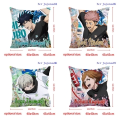 45*45cm 5 Styles Jujutsu Kaisen Cartoon Anime Pillow