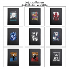 12 Styles Jujutsu Kaisen Cartoon PU Stationery Anime Notebook