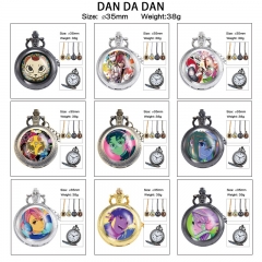 14 Styles Dandadan Cartoon Rotational Anime Small Necklace Pocket Watch