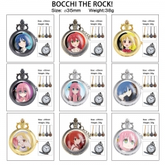 36 Styles Bocchi the Rock! Cartoon Rotational Anime Small Necklace Pocket Watch