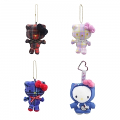 4 Styles 12cm Hello Kitty Cartoon Anime Plush Toy Pendant