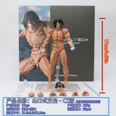 17cm Attack on Titan/Shingeki No Kyojin Eren Jaeger Cartoon Anime PVC Figure