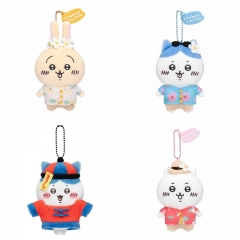 4 Styles 12cm Chiikawa Cartoon Anime Plush Toy Pendant