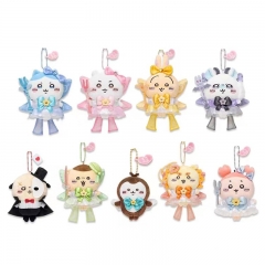 8 Styles 10cm Chiikawa Cartoon Anime Plush Toy Pendant