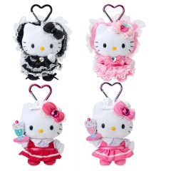 4 Styles 12cm Sanrio Hello Kitty Cartoon Anime Plush Toy Pendant