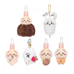 6 Styles 10-12cm Chiikawa Cartoon Anime Plush Toy Pendant