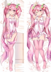 2 Sizes Hatsune Miku Cartoon Sexy Girls Square Anime Pillow Case