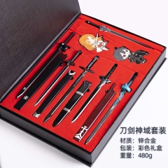 6 Styles Sword Art Online | SAO Cartoon Anime Keychain