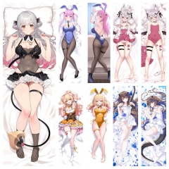 5 Styles 2 Sizes Vtuber Cartoon Sexy Girls Square Anime Pillow Case