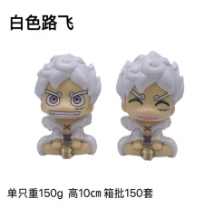 2 Styles 10cm One Piece Monkey D Luffy Cartoon Anime PVC Figures