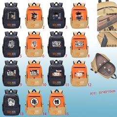 15款龙珠16安PU盖帆布双肩背包一个