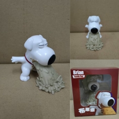 布莱恩恶搞一家之呕吐布莱恩 摆件，一件100个，高约8cm，外盒尺寸：11*12*12cm，重量：173g