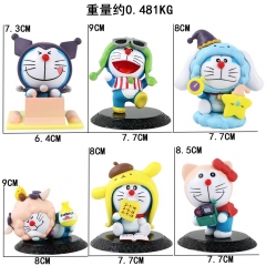 6款 哆啦A梦 手办