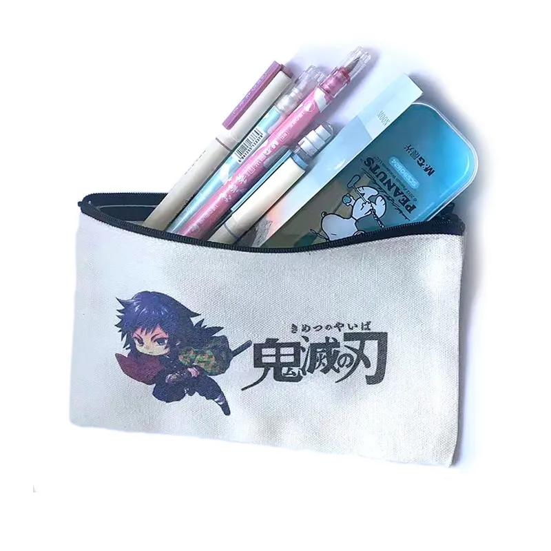 7 Styles Crayon Shin-chan Cartoon Anime Canvas Pencil Bag