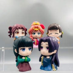 5pcs/set 9cm The Apothecary Diaries Cartoon Anime PVC Figures