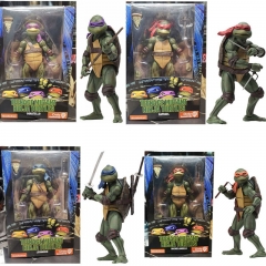 4 Styles 18CM Teenage Mutant Ninja Turtles Cartoon Anime PVC Figure