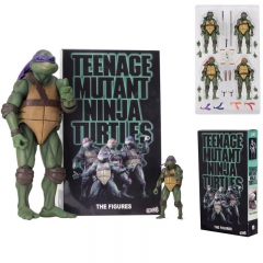 4pcs/set 18CM Teenage Mutant Ninja Turtles Cartoon Anime PVC Figure