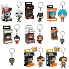 43 Styles Funko POP Harry Potter Jujutsu Kaisen Snoopy Cartoon Anime Pocket Keychain