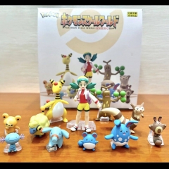 11pcs/set Pokemon Cartoon Anime PVC Figure