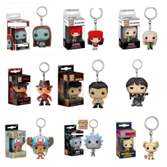 77 Styles Funko POP Harry Potter Jujutsu Kaisen Snoopy Cartoon Anime Pocket Keychain