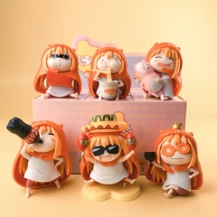 6PCS/SET 9cm Himouto! Umaru-chan Cartoon Mystery Blind Box Anime PVC Figure Toy