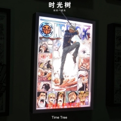 带电)海贼王特拉法尔加罗冲出漫画3D立体灯光画摆件装饰画送朋友礼物