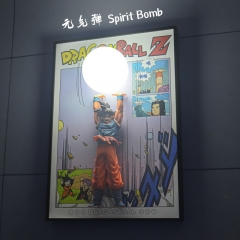 带电)创意七龙珠孙悟空元气弹发光3D立体画摆件装饰画送朋友生日礼物