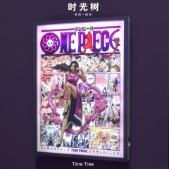 带电)海贼王女帝汉库克二次元冲出动漫3D立体灯光画装饰画送朋友礼物