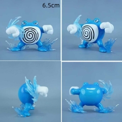 6.5CM Pokemon Poliwrath Cartoon Anime PVC Figure Toy