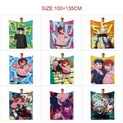 12 Styles 100*135CM DANDADAN Cartoon Anime Summer Quilt