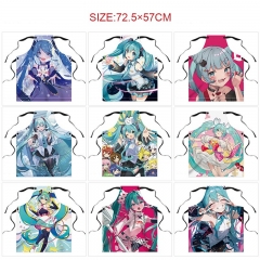 10 Styles Hatsune Miku Cartoon Household Anime Apron