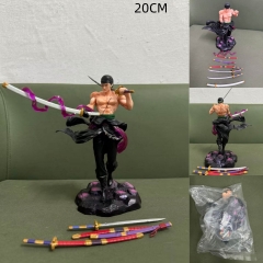 海贼王-流樱索隆（袋装）重209g；高20CM；一箱100个