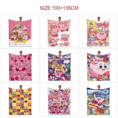 10 Styles 100*135CM Kirby Cartoon Anime Summer Quilt