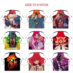 10 Styles Chainsaw Man Cartoon Household Anime Apron