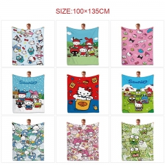 12 Styles 100*135CM Sanrio Cartoon Anime Summer Quilt